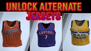 How to unlock alternate jerseys in nba 2k20 mobile all version [upl. by Sneed14]