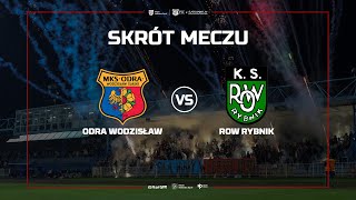 SKRÓT MECZU ODRA WODZISŁAW  ROW RYBNIK 31 00 [upl. by Anaitak]