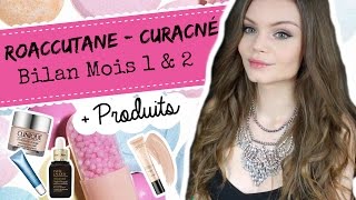 Bilan Mois 1 amp 2  Roaccutane  Curacné  Top Produits ♡ [upl. by Widera]