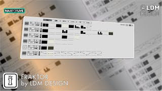 WALKTHROUGH  Fraktor  MaxforLive Sequencer for Ableton Live by LDM Design [upl. by Ahrens526]