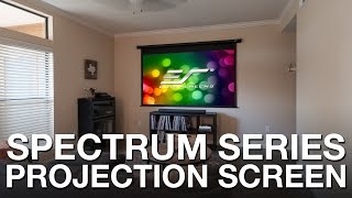 ✅ Elite Screens Spectrum Series Motorized Projection Screen [upl. by Onid74]