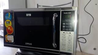 How to use ifb 20 liter grill microwave model 20pg4s full demo [upl. by Oly251]