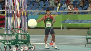 Athletics  Mens Javelin  F46 Final  Rio 2016 Paralympic Games [upl. by Aciraj530]