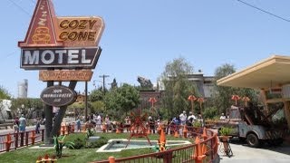 Detailed Overview Cars Land at Disney California Adventure [upl. by Derfla]