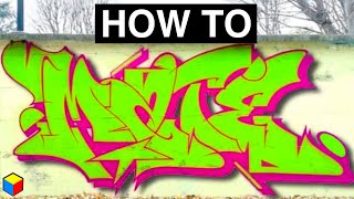 Step By Step Guide To Drawing Graffiti [upl. by Steven]