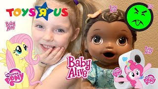 BABY ALIVE TRAINS for LIFE SUCCESS as a BIG GIRL The Lilly and Mommy Show TOYTASTIC [upl. by Lesig]