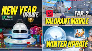 VALORANT MOBILE TPP  NEW STATE MOBILE NEW YEAR UPDATE  INDUS BATTLE ROYALE WINTER ❄️ UPDATE 🔥 [upl. by Beauvais]