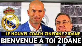 🚨 OFFICIEL  ZIDANE EST LE NOUVEL ENTRAÎNEUR DU REAL MADRID JUSQUEN 2026 [upl. by Alyak]