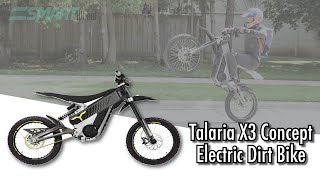 Talaria X3 Concept  The Best Electric Dirt Bike in 2023 [upl. by Ailedamla]