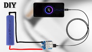 How to make a small and strong power bank  DIY  electronic [upl. by Kassi]