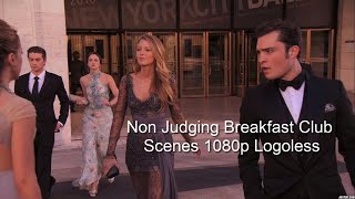 Non Judging Breakfast Club  Nate Blair Chuck Serena  Gossip Girl logoless scenepack  1080p [upl. by Adaliah]