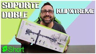 Soporte Doble para monitores klipxtreme KPM310 Short [upl. by Ancilin]