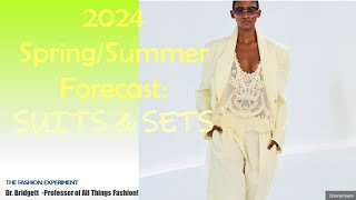 2024 SpringSummer Forecast Trends in Womens Suits amp Sets [upl. by Thar]