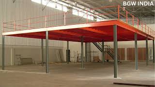 BGW INDIA Mezzanine Floor Racking System [upl. by Irahc882]