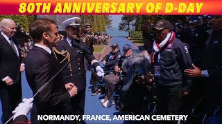 80th Anniversary Of DDay In Normandy France [upl. by Parnell]