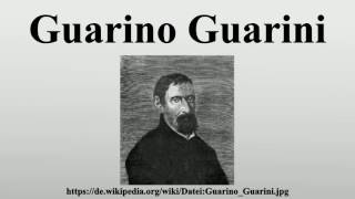 Guarino Guarini [upl. by Eanej]