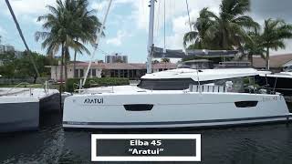 2021 Fountaine Pajot Elba 45 Listed by Mark Wattrus Catamaranbrokerage [upl. by Marko]