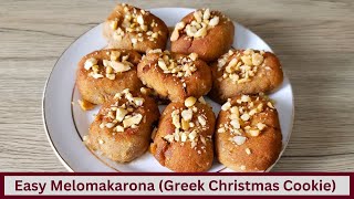 Easy Keto Melomakarona Greek Christmas Cookies Nut Free and Gluten Free [upl. by Redleh]