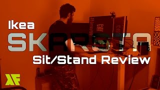 Skarsta Sit Stand Desk Review  Ikea [upl. by Cataldo]