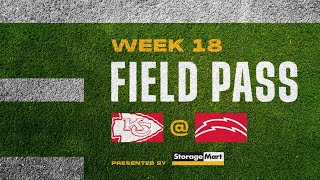 Kansas City Chiefs vs Los Angeles Chargers Week 18 Preview  Field Pass [upl. by Orpha]