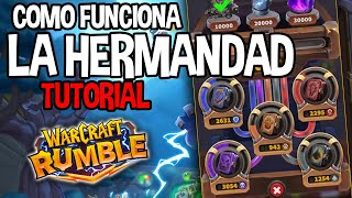 GUIA COMPLETA SOBRE LAS HERMANDADES WARCRAFT RUMBLE [upl. by Purcell]