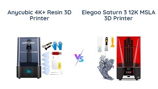 Anycubic Photon Mono 2 vs Elegoo Saturn 3  4K vs 12K MSLA 3D Printer Comparison 🌟🖨️ [upl. by Asiruam]