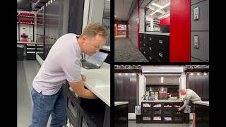 P2 Shorts – Eric Martin discusses Ohio State University Football Equipment Storage Modular Drawers [upl. by Saraann837]