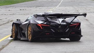 Apollo Intensa Emozione Accelerating on an Airstrip EPIC V12 Sound amp Crackles [upl. by Astrahan]