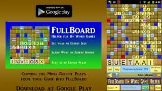 FullBoard 11 Word Game Helper App for Android™ [upl. by Asare334]