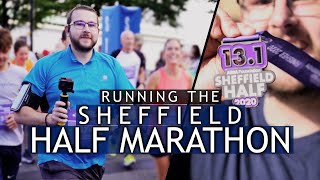 Running the SHEFFIELD HALF MARATHON 2021 2020 [upl. by Haelahk]