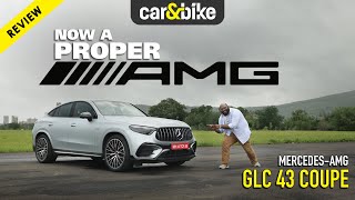 2024 MercedesAMG GLC 43 4MATIC Coupe Review More Power Better Performance Improved Features [upl. by Sinnod616]