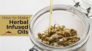 How to Make Herbal Infused Oils with John Gallagher [upl. by Orrocos]