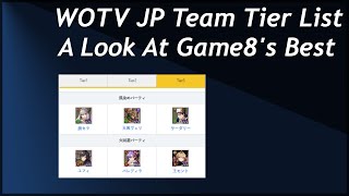 WOTV Team Tier List In JP as of April 7th ish [upl. by Neik220]