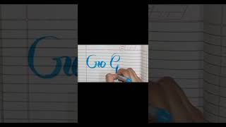 📢 Letter amp Word Go English writing  English calligraphy calligraphy​ calligraphyart​ shorts​💎 [upl. by Atterys]