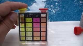 How To Test Swimming Pool Water Chlorine and PH Level With Test Kit [upl. by Etiuqal]