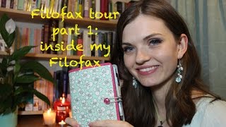 Filofax tour part 1  inside my Filofax [upl. by Yemaj]