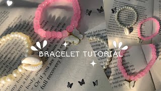 🗯️How To Make Bracelets With Stretch Cords Strings And Beads Easy  DIY Bracelets At Home 🤍 [upl. by Stanhope]