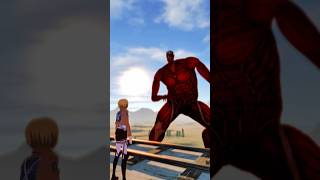 Armin vs Colossal Titan attackontitan vrchat aot discorabbitvr vrdance [upl. by Afira]