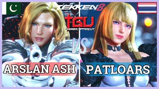 Arslan Ash Nina vs Patloars Lili ➤ TWT 2024  TGU 2024  Day 1  Tekken 8 [upl. by Negris]