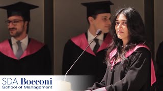 Commencement Speech 2012  FullTime MBA  SDA Bocconi [upl. by Ellehciram342]