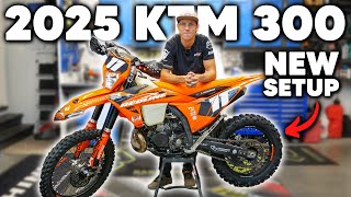 I Made HUGE Improvements on my 2025 KTM 300 XCW [upl. by Attlee889]