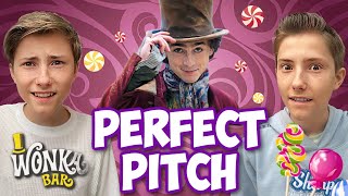 PERFECT PITCH CHALLENGE FAMILY VS WONKA SONGS 🍭🍫 [upl. by Assirem]