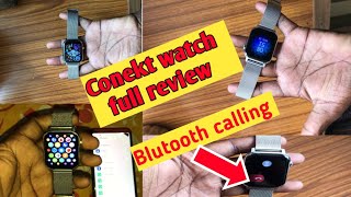 Conekt smartwatch full review l Bluetooth calling work l Conekt silver smartwatch l [upl. by Ijies625]