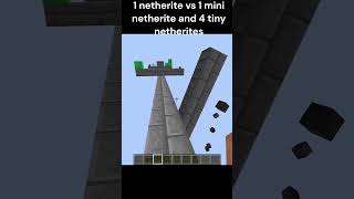 Which Minecraft block is heavier Part 4 minecraft minecraftshorts gaming [upl. by Ojyllek]