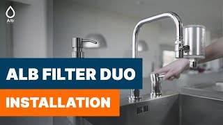 Alb Filter  Duo Installation des Trinkwasserfilter Wasserhahnfilter [upl. by Ahtnamys]