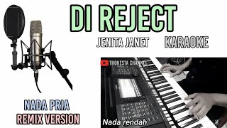 DI REJECT JENITA JANET KARAOKE NADA PRIAnada rendah [upl. by Eerrehs]