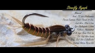 Tying a Stonefly Nymph  Tied by Matthias Dibiasi  DePunkt Fly [upl. by Gabel386]