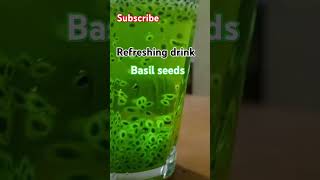 Basil seeds refreshing drink🧋foodie [upl. by Enelehs773]