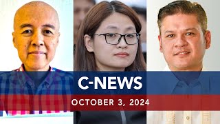 UNTV CNEWS  October 3 2024 [upl. by Siladnerb]