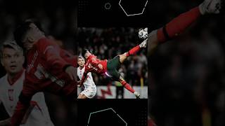 Cristiano Ronaldo Bicycle Kick🥶 football sports ronaldo portugal poland trendingshorts [upl. by Darnoc]